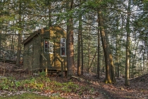 Martha's writing cabin. Photo Credit: James Gehrt