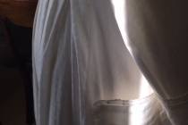 Dickinson kept scraps of poetry in the pocket of her white dress.